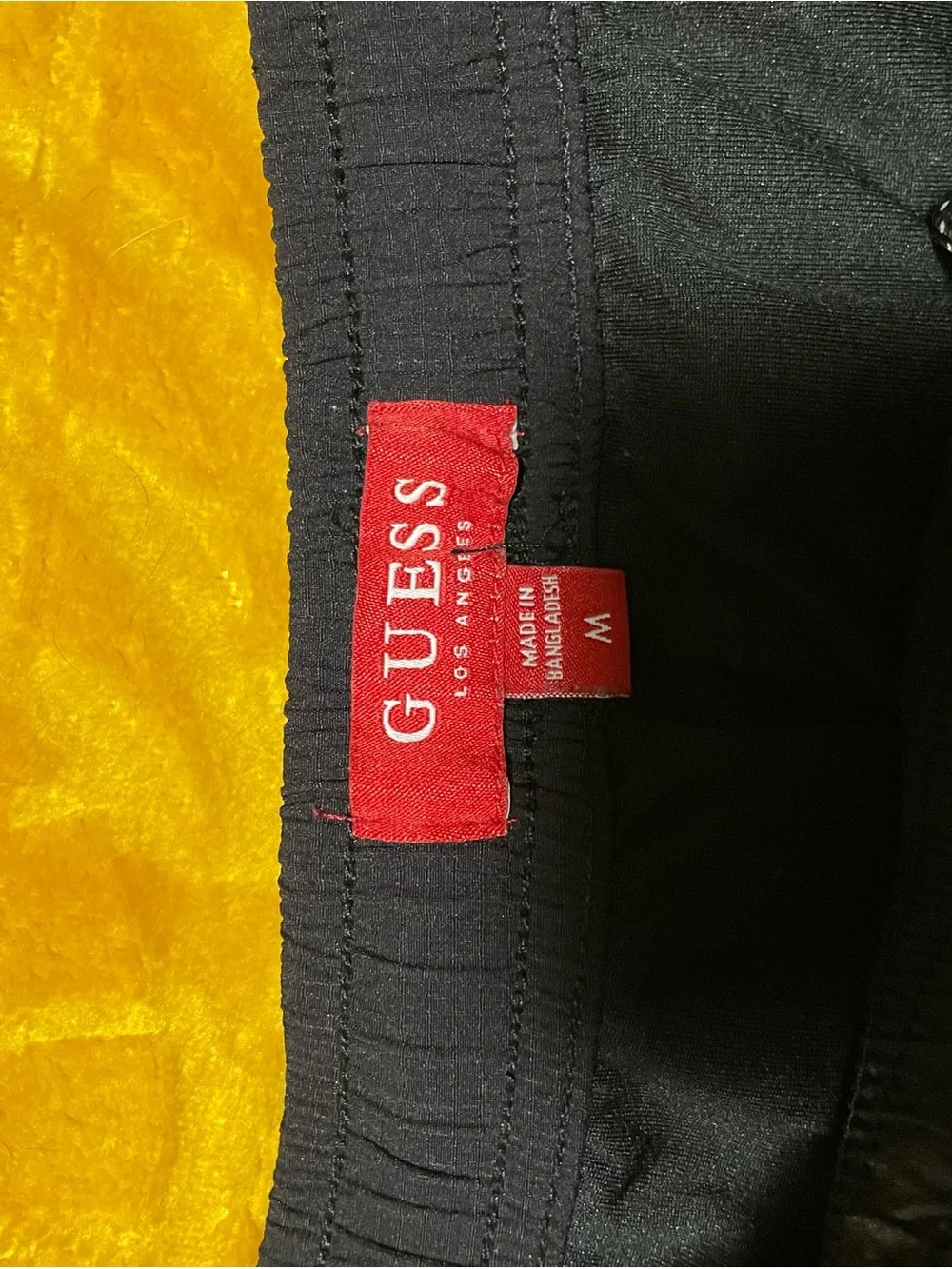 Guess Men’s Black Drawstring Shorts
